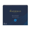 Modré perá WATERMAN 8 ks.