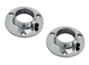 2x ROZETOVÉ UPEVNENIE KĽÚČKY NA RÚRU FI25 mm