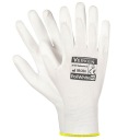 Rukavice PRACOVNÉ RUKAVICE 1 pár ochranných BOZP PoliWhite biela r9 L