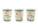 Hawaii Party Hawaii narodeninové poháre 250ml 6 ks