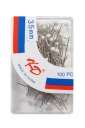 Krajčírske špendlíky 1 1/2'' biele hlavičky 100 ks.