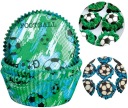 MUFFIN LINERS formičky na košíčky DEKORÁCIE narodeninové FUTBAL