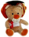 Absolvent školy maskot lev - 12cm