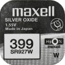 Strieborná batéria 399 SR927W Maxell 1 ks