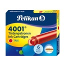 NÁPLŇ NA PELIKLAN 6 KS ČERVENÁ KRÁTKA