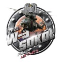 Nálepka vrtuľníka PZL W-3 Sokół na zápisník autohelmy NÁLEPKA WLEPKA