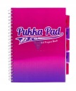 PUKKA PROJECT BOOK FUSION kruhový zápisník A4, ružový
