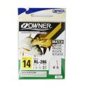 Owner RL286/14 háčiky s náväzcami, červené, 9 ks
