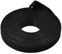 Páska na organizovanie káblov, pásik na suchý zips, 13 mm, 5 m, čierna