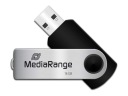 MEDIARANGE PENDRIVE 16 GB USB 2.0 OTOČNÝ KOV