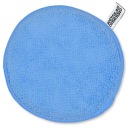 APLIKÁTOR Z MIKROVLÁKNA, vreckový, mäkký, odolný, modrý, priemer 13 cm