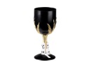 Gotický kalich lebky čierny Halloween 250ml