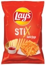 chrumkavé hranolky LAY'S STIX, kečupové lupienky, kečupové zemiakové tyčinky