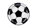 Futbalové taniere, 18 cm (1 balenie / 6 ks) na dekoráciu narodeninovej oslavy