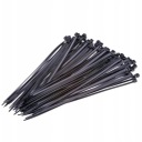 Čierne sťahovacie pásky 2,5x100mm 100 ks