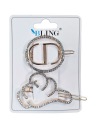 Sponky do vlasov BLING, spony, 2 ks – zlaté