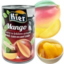 Plátky manga vo svetlom SIRUP 425g KONZ