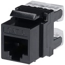 Keystone Modul RJ-45 LAN zásuvka CAT.6 čierna