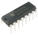 SN74HC595N 8 bitový SIPO register sériový vstup, paralelný výstup DIP16 /2414