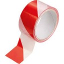 ČERVENÁ A BIELA ​​ZNAČOVACIA PÁSKA 50mm x 33m