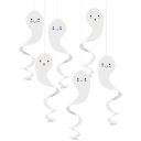 Závesná dekorácia, DIEVČATÁ, HALLOWEENSKÉ strašidlá, 6 ks