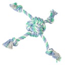 Hračka pre psa SZARPAK ROPE pletená loptička 6,5cm x 32cm BAVLNA