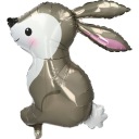 Fóliový balón Zajac 60 cm Narodeniny lesných zvieratiek