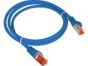 Prepojovací kábel S/FTP kat.6A LSOH 0,5m modrý ALANTEC
