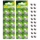 20x AG13 GP ALKALICKÉ BATÉRIE LR44 A76 1154 G13