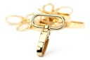 Karabínové háčiky 10 kusov na 20 mm GOLD makramé pásky, kľúčenky, ľadvinky