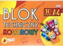 A4 farebný technický blok 200g - 10 listov