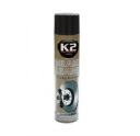 K2 BRZDOVÝ ČISTIČ 600ML NA ČISTENIE BRZDOVÝCH KOTÚČOV STUPŇAČ.