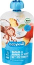 Babylove BIO Banán Ananás Mousse z kokosového mlieka