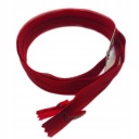 Skrytý zips YKK na šaty 60 CM ČERVENÁ 519