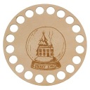 BSZ281-E Podložka podložky - gravírovanie, kruh 10 cm - zimná