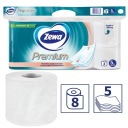 Toaletný papier ZEWA PREMIUM 5 VRSTVOVÝ 8 VALCOV / ROLKA 110 DLAŽDIC
