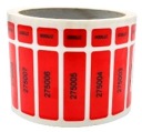 Samolepiace kupónové tesnenia 50x15mm 100ks ČÍSLO