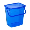 NÁDOBA NA PRÁŠKOVÉ POTRAVINOVÉ BLOKY VEDRO 6L MODRÁ