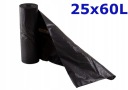 LDPE vrecia na odpadky 25 x 60L, čierne