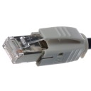 RJ45 6 6A FTP zástrčka s krytom, šedá Telegartner