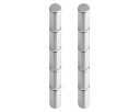 SET SILNÝ VALEC NEODYMIOVÝ MAGNET 5x10. 10 ks.