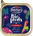 Butchers BIO mokré krmivo pre psov, bio hovädzí podnos, 150g