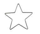 Kovová obruč SILVER STAR do lapača, 17,5 cm