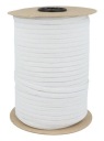Guma 5 mm ploché tenké pletené oblečenie elastické, biele - 2 metre