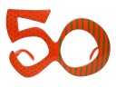 Okuliare číslo 50 Päťdesiate narodeniny