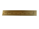 Oceľové pravítko rovné cm/palec, samolepiace 150mm