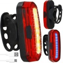 BIKE ZADNÉ SVETLO LED USB SVETLO NA BICYKEL ZADNÉ SVETLO ČERVENÉ