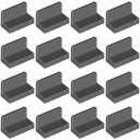 LEGO 4865b PANEL 1x2x1 tmavosivá (9g) 16 ks.