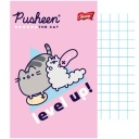 PUSHEEN NOTEBOOK NOTEBOOK ŠKOLSKÝ ZÁPISNÍK A6/50K LAMINOVANÝ MAJEWSKI KOTEK