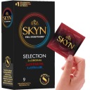 SKYN SELECTION mix Originálne kondómy Extra Moisturized Intense Feel 9 ks
